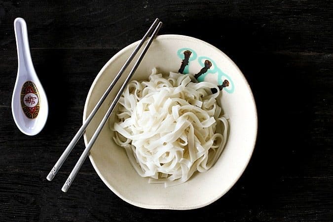 Noodles for pho on foodiewithfamily.com