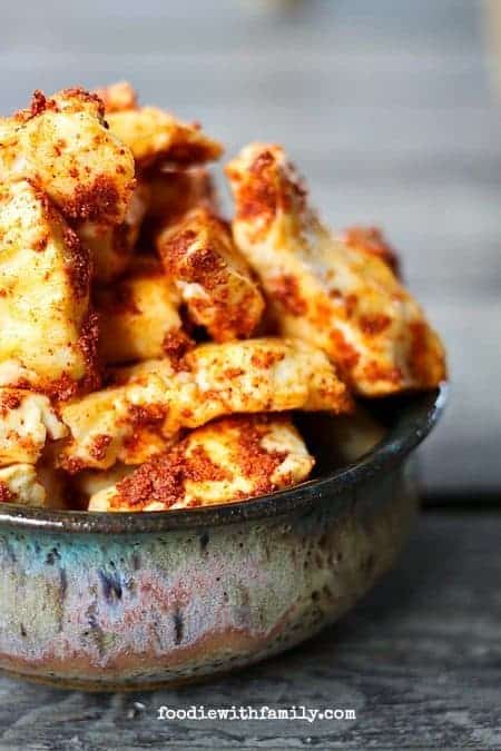 Spice up ordinary cheese curds with homemade Cool Ranch Doritos seasoning on foodiewithfamily.com