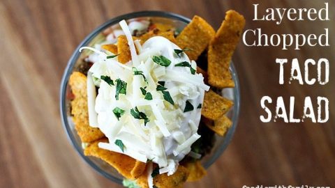 Layered Chopped Taco Salad