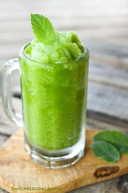 Mojito Icees {High Octane and Mocktail Versions} from foodiewithfamily.com