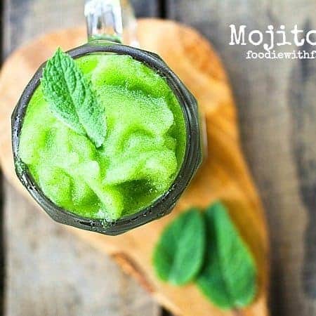Mojito Icees {High Octane and Mocktail Versions} from foodiewithfamily.com