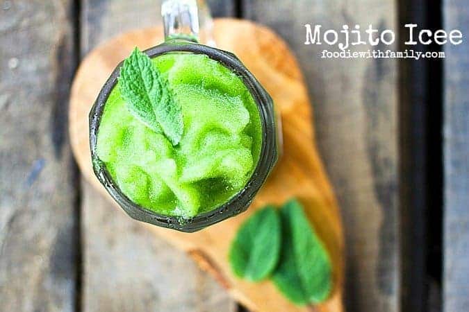 Mojito Icees {High Octane and Mocktail Versions} from foodiewithfamily.com