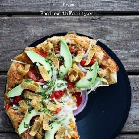 Chicken Taco Supreme Pizza from foodiewithfamily.com #JCPAmbassador #Sponsored #BH