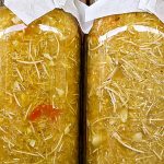 Fire Cider: Savoury sweet infused vinegar that makes a fantastic dressing AND health tonic/homeopathic remedy.