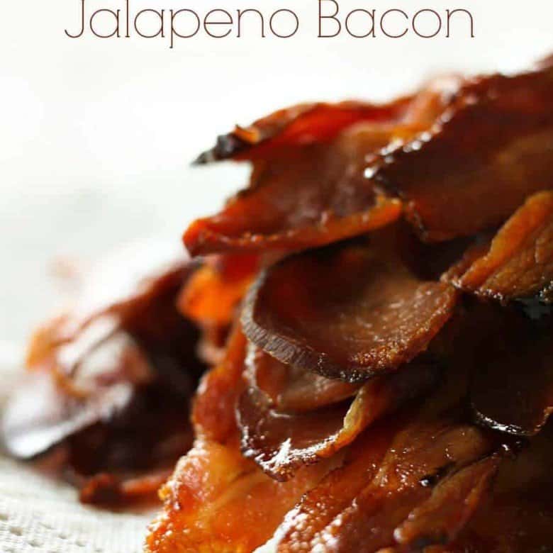 Homemade Maple Bourbon Jalapeno Bacon from foodiewithfamily.com Made with no preservatives!