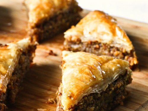 Cardamom Pistachio Baklava
