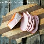 Homemade Maple Canadian Bacon {smoker optional!} from foodiewithfamily.com