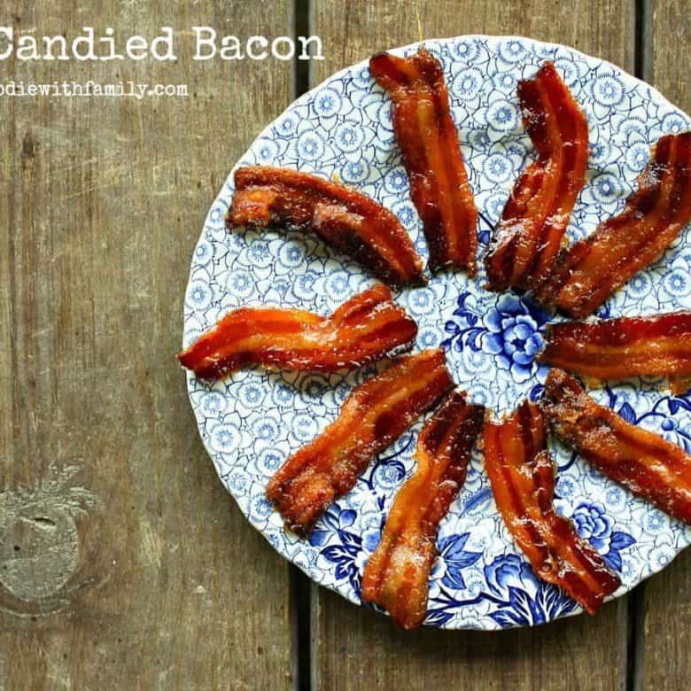 Easy, homemade Maple Candied Bacon from foodiewithfamily.com