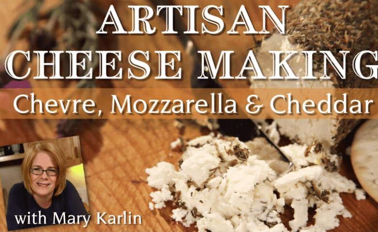 Artisan Cheesemaking: Chevre, Mozzarella, & Cheddar from foodiewithfamily.com and Craftsy