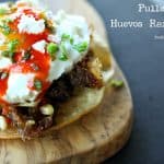 Huevos Rancheros with Pulled Pork from foodiewithfamily.com