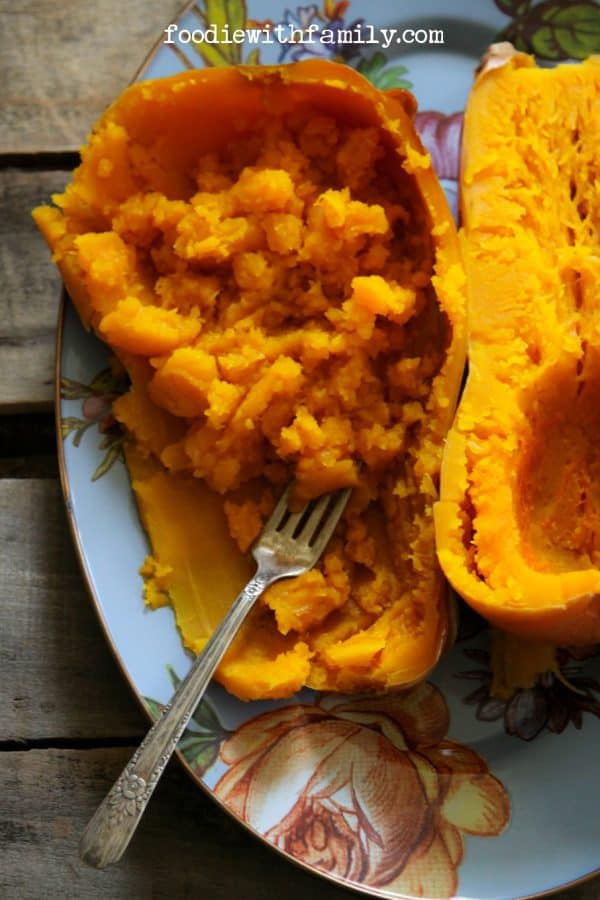 Use your slow-cooker to roast butternut squash.Easiest Method to Cook a Butternut Squash: No knives needed! foodiewithfamily.com 