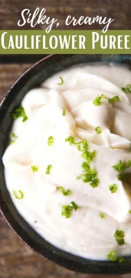 Super silky with a subtle roasted garlic punch, this Cauliflower Puree is a wonderfully versatile and simple to prepare side dish. Whether paired with roast chicken, beef, pork chops, grilled meats, pot roast, or meatloaf, you'll be shocked at how something so basic can be the perfect compliment to so many meal