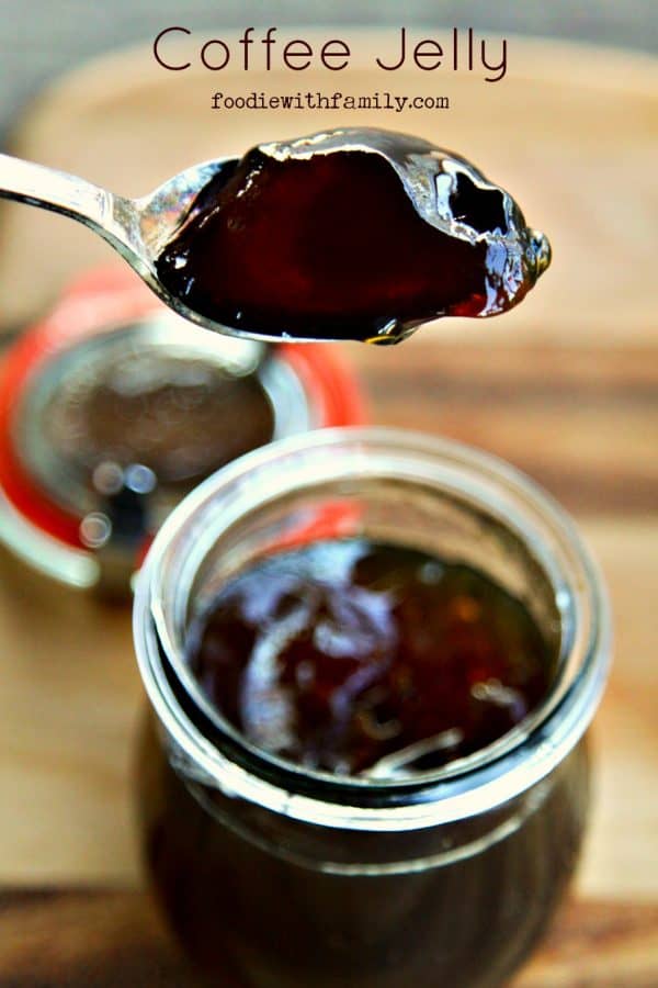 Coffee Jelly {the ultimate hostess gift} from foodiewithfamily.com