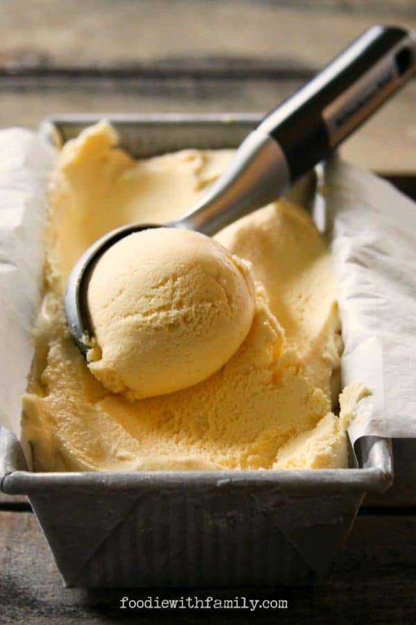 Eggnog Ice Cream {5 Minute Methods} from foodiewithfamily.com