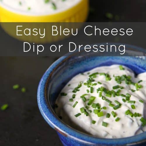 Easy Bleu Cheese Dip or Dressing Easy Bleu Cheese Dip or Dressing