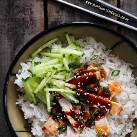 Simple Slow Cooker Korean Style Barbecue Pork on Foodiewithfamily.com