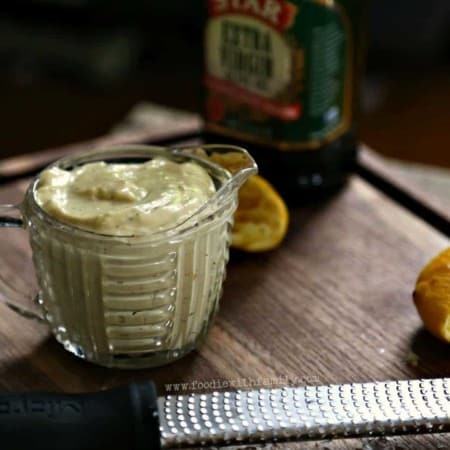 Homemade Thick Caesar Dressing like mayonnaise. Great dressing or dip.