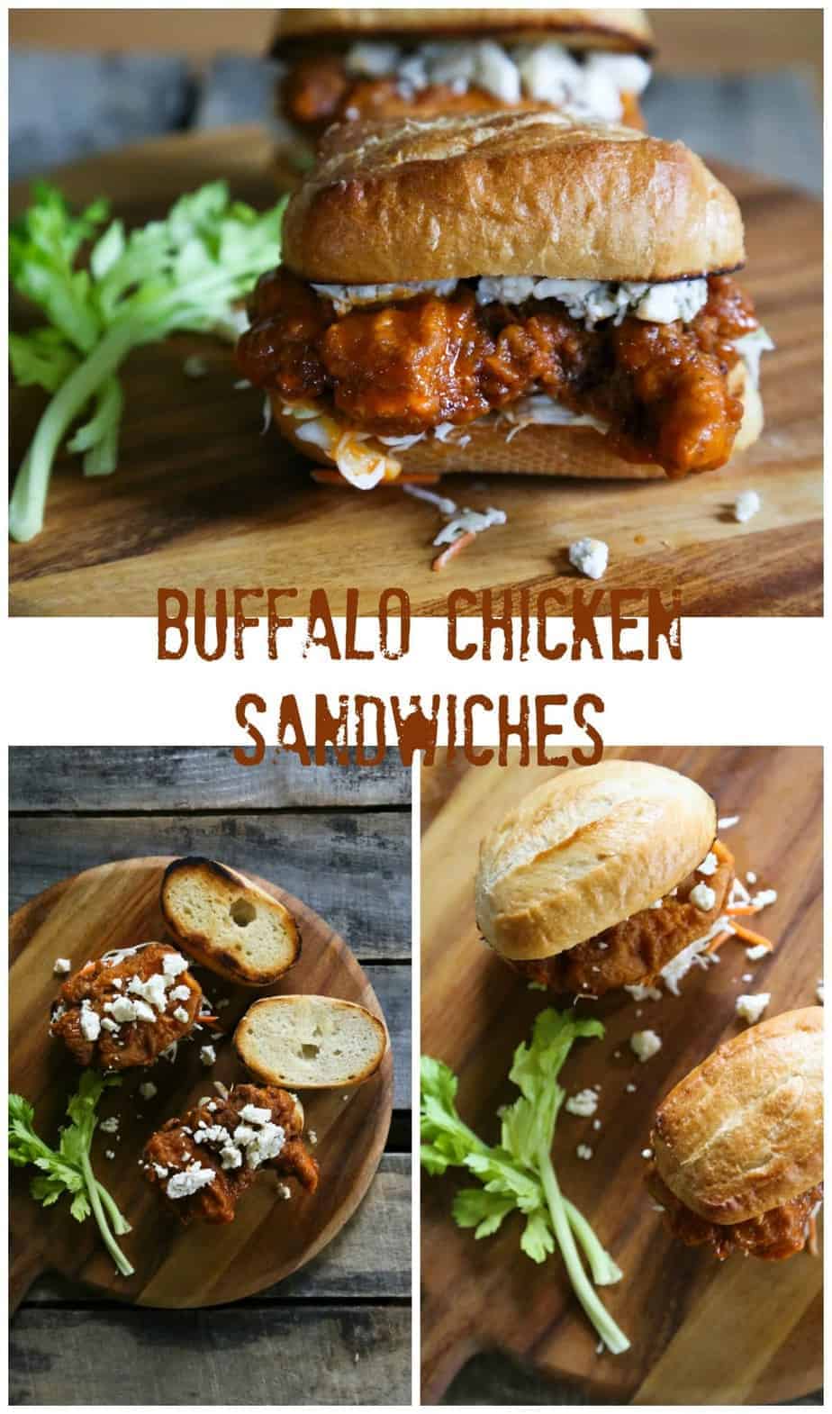 Buffalo Chicken Sandwich Bleu Cheese Coleslaw Toasted Bun