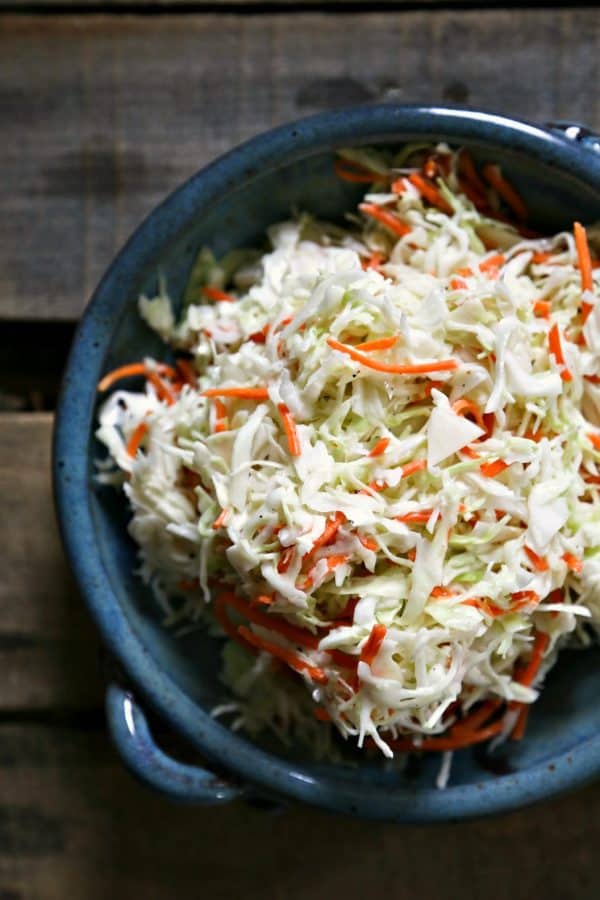 Classic Southern Style Buttermilk Coleslaw 