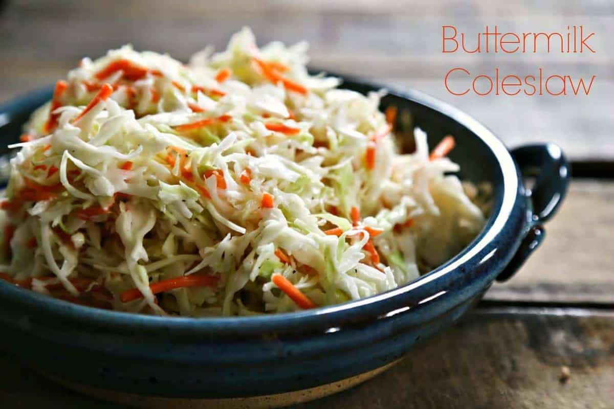 Buttermilk Coleslaw {Classic Southern Style Coleslaw}