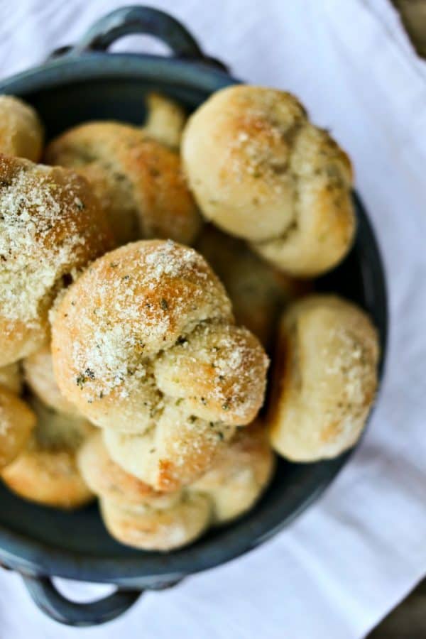 Easy Garlic Knots. Skip the pizzeria and indulge at home!