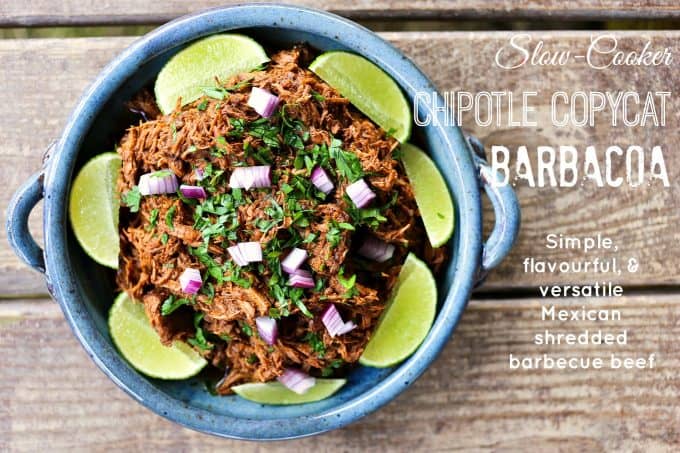 Slow-Cooker Copycat Chipotle Barbacoa Shredded Beef