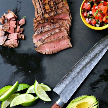 Carne Asada {Grilled Beef for Salads, Tacos, and Burritos}