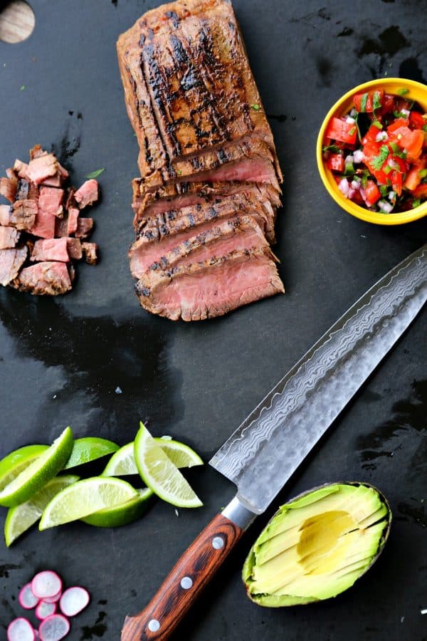 Carne Asada {Grilled Beef for Salads, Tacos, and Burritos}