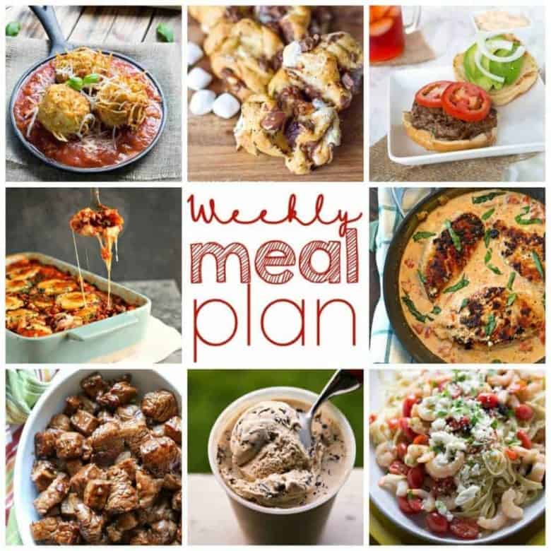 Easy Meal Plan Week of August 10th from foodiewithfamily.com