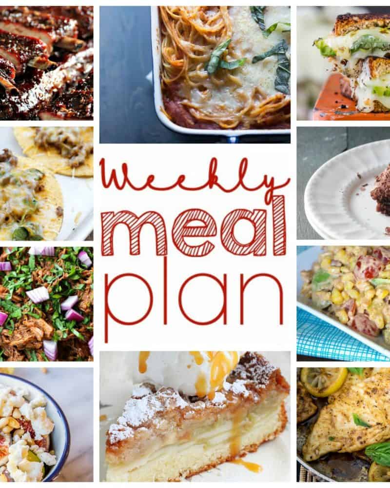 Easy Meal Plan Week of August 31st from foodiewithfamily.com