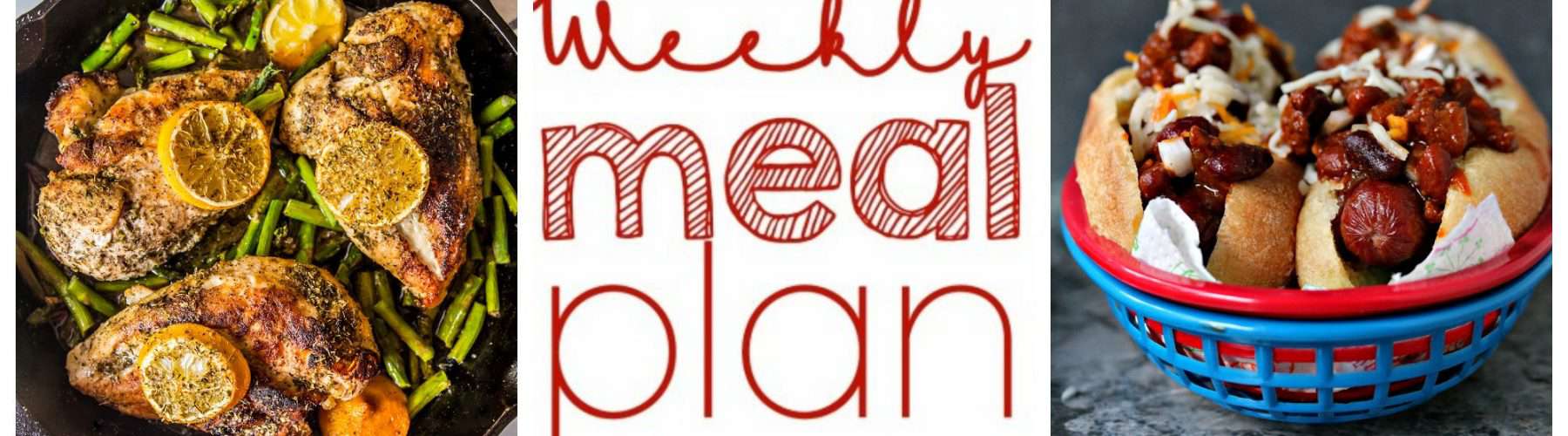 Weekly Menu Plan Week 8 from foodiewithfamily.com