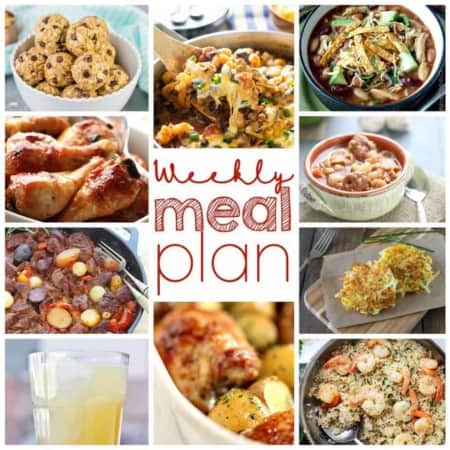 Easy Meal Plan WEek of October 12th from foodiewithfamily.com