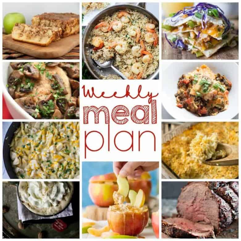 Easy Meal Plan October 19-25 from foodiewithfamily.com