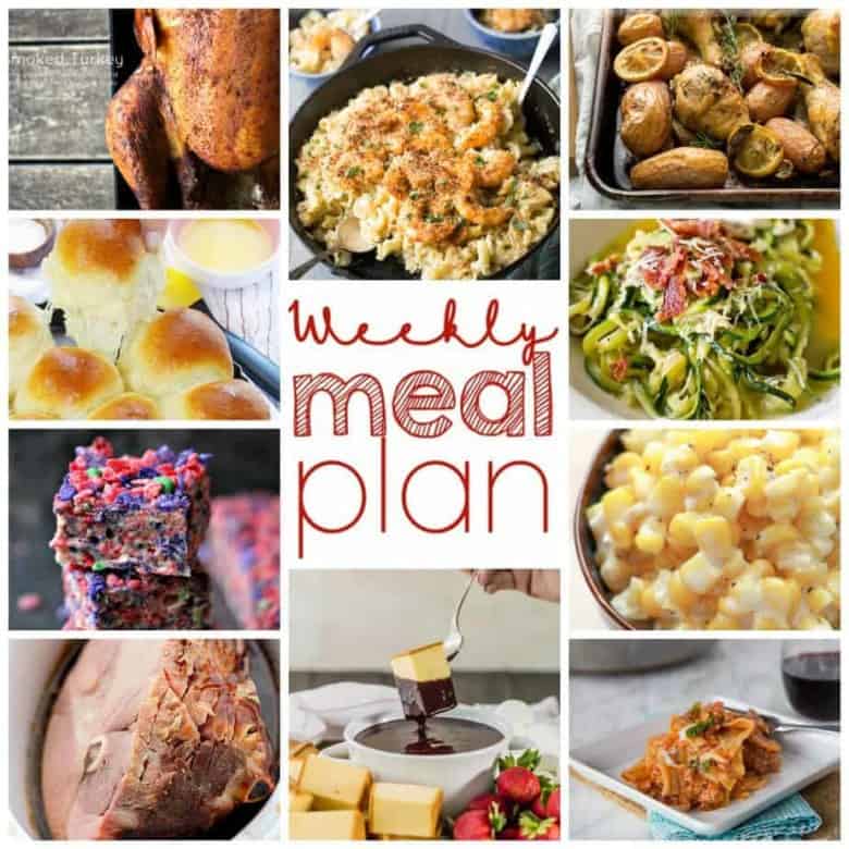 Easy Weekly Meal Plan Week of November 16 from foodiewithfamily.com