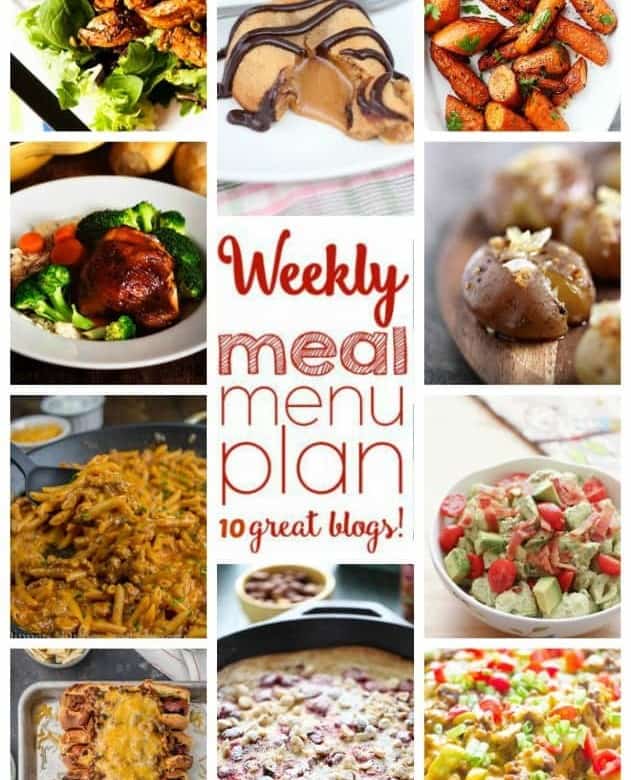 Easy Meal Plan Week 31