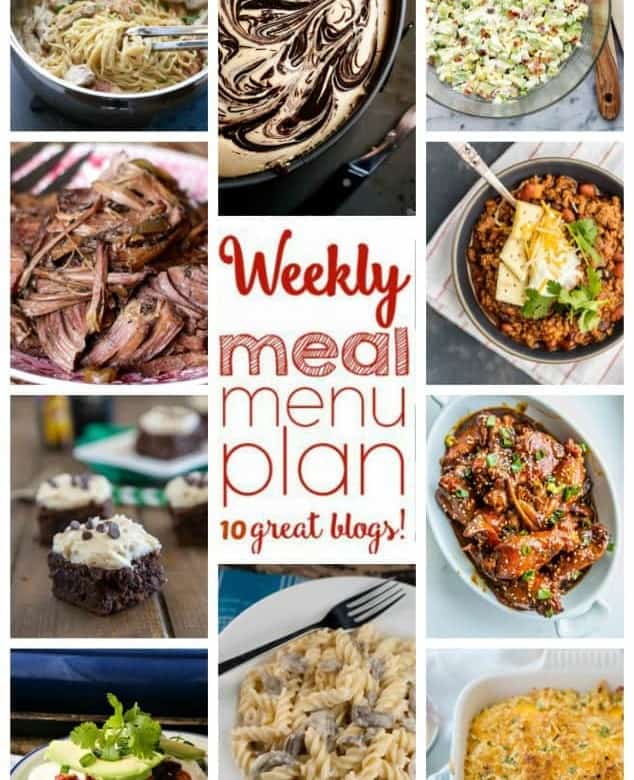 Easy Meal Plan Week 34 from foodiewithfamily and friends