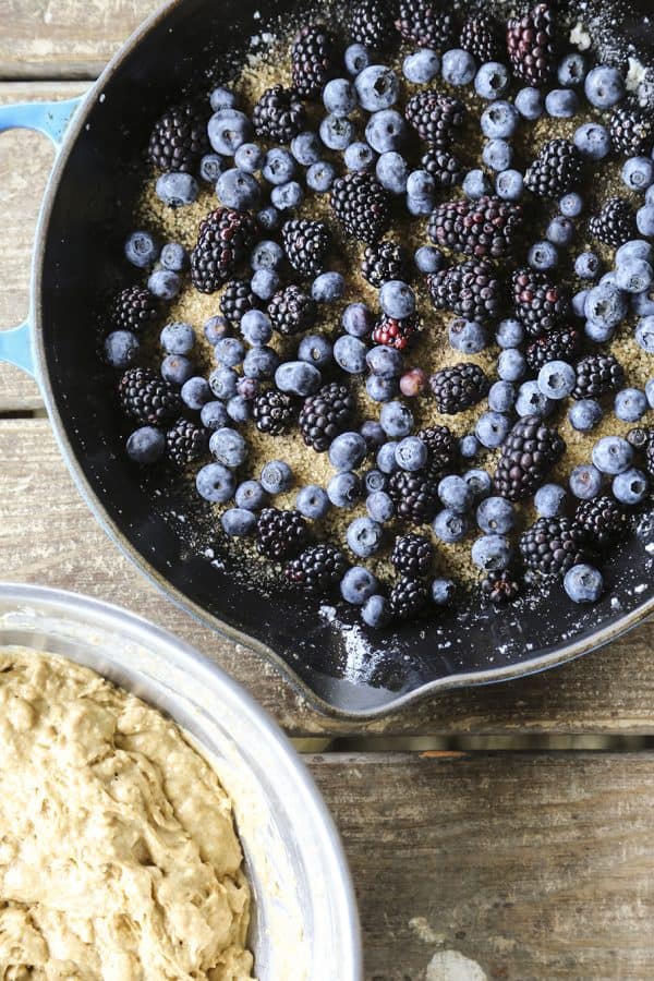 Summer Berry Skillet Cake, easy, gorgeous, delicious... 