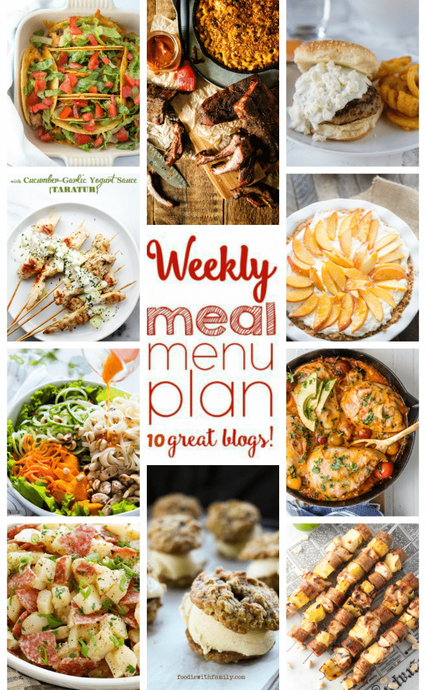 Easy Meal Plan Week 56 from foodiewithfamily and friends.