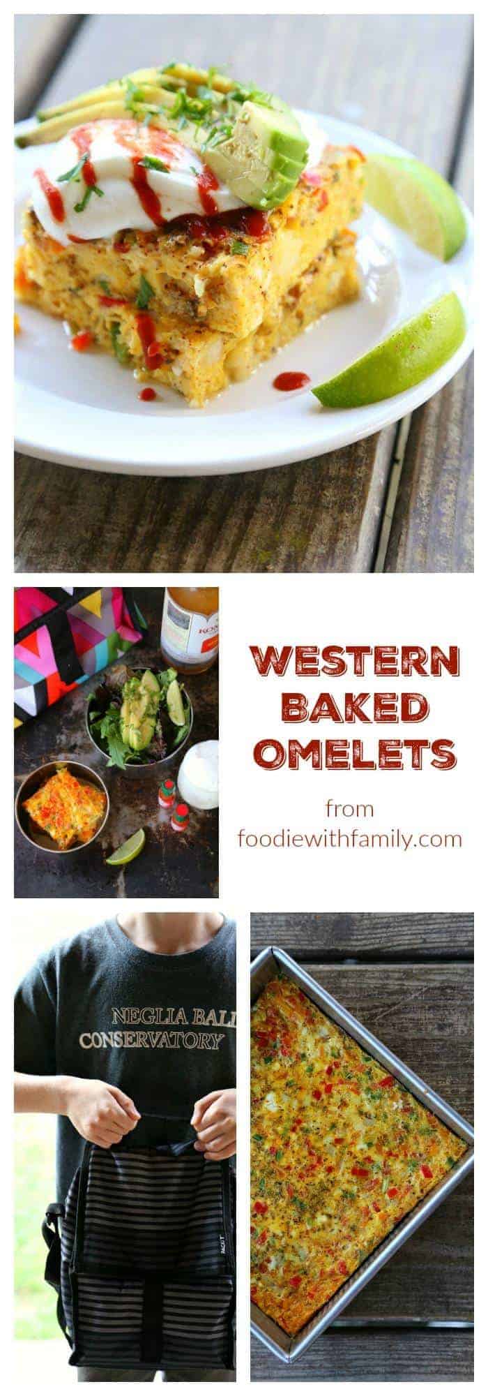 Western Baked Omelet from foodiewithfamily.com #PackItCool #sponsored