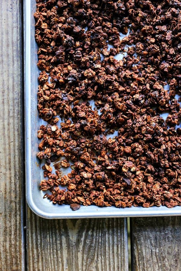 Double Chocolate Granola from Foodie with Family