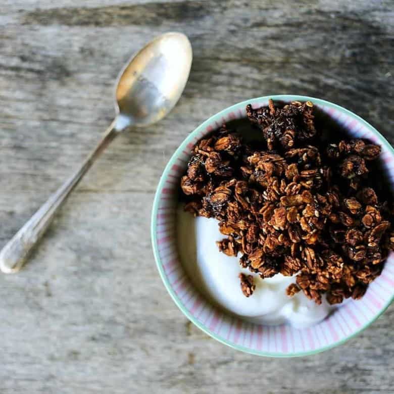 Double Chocolate Granola from Foodie with Family