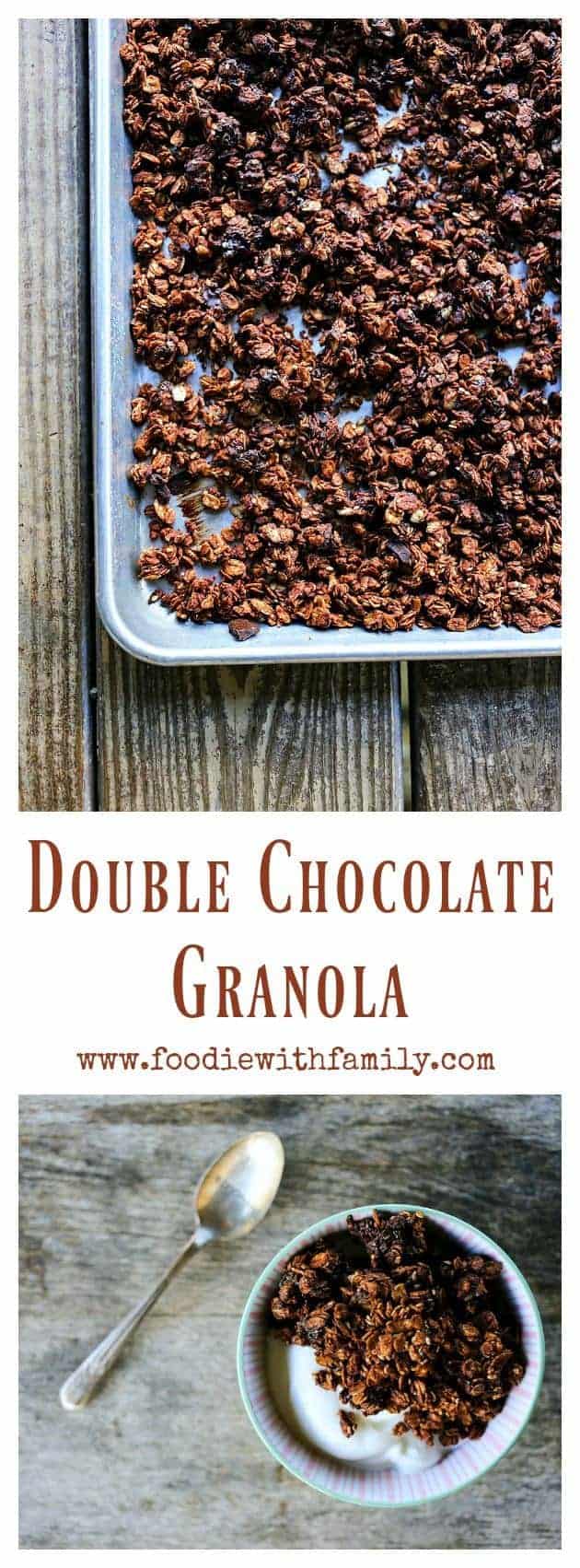 Double Chocolate Granola from Foodie with Family