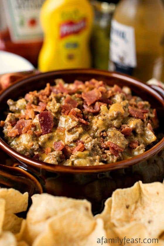 Bacon Cheeseburger Dip from A Family Feast