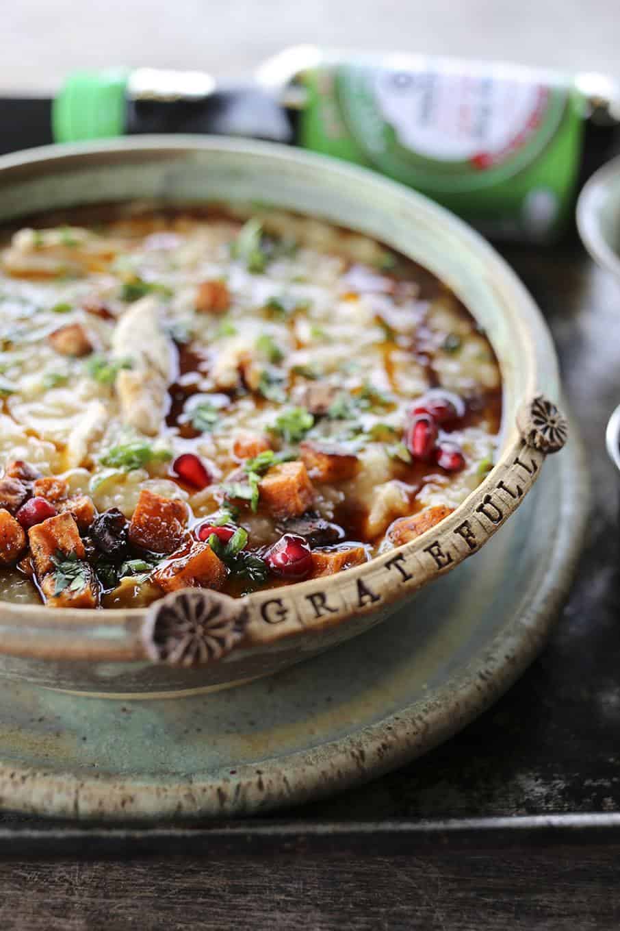 Leftover Thanksgiving Rice Porridge Foodie With Family