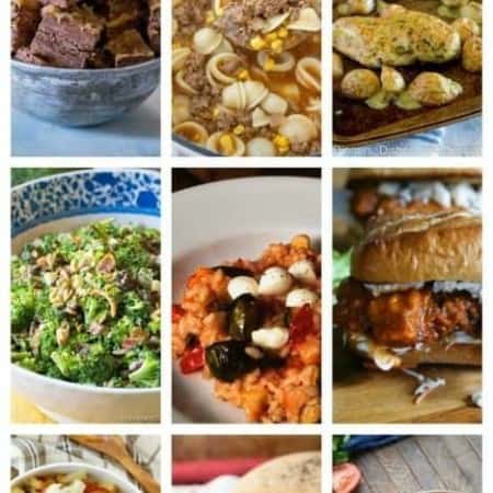 Easy Meal Plan Week 77 from foodiewithfamily and friends. 11 great bloggers bringing you a week of main dishes, side dishes, and desserts.