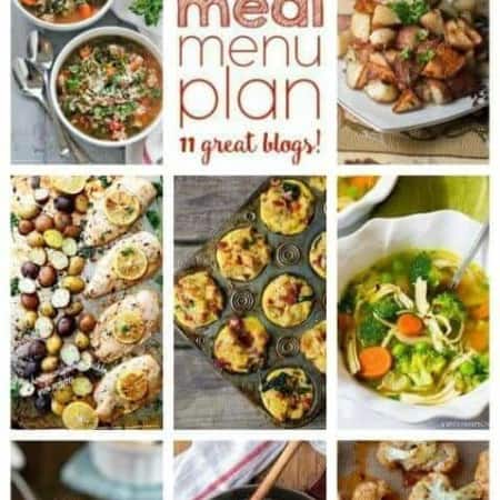 Easy Meal Plan Week 78: 11 top food bloggers bringing you a week's worth of dinners, side dishes, and desserts from foodiewithfamily and friends.