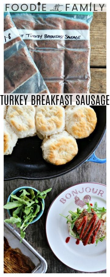 Flavourful and delicious, simple to make, nutritious, and gentle to your wallet, Turkey Breakfast Sausage makes breakfast easy and tasty!