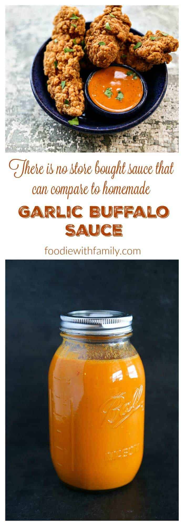 Garlic Buffalo Sauce Recipe because homemade is infinitely better than store bought!