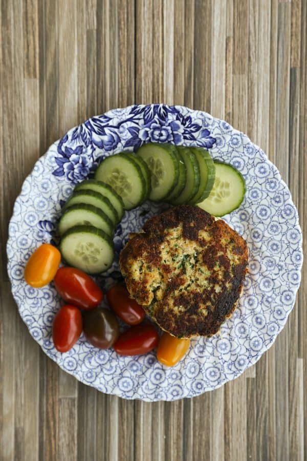 Crispy Cod Burgers with chives and Old Bay from foodiewithfamily.com