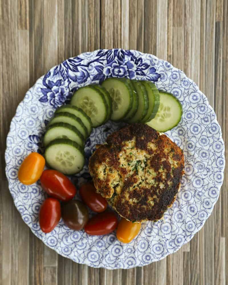Crispy Cod Burgers with chives and Old Bay from foodiewithfamily.com